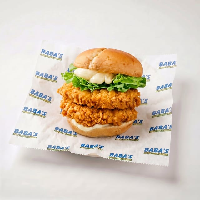 Double Patty Chicken Sandwich.