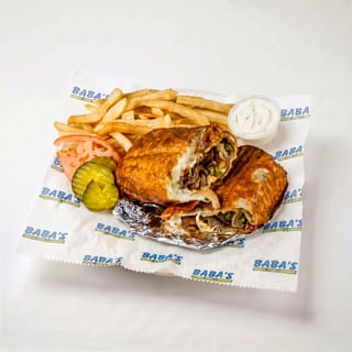 Crispy Gyro Melt Sandwich