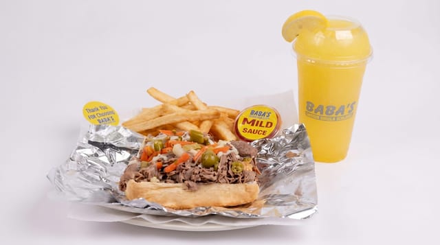 #1 Italian Beef Sandwich.