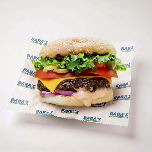 Chopped Steak Burger.
