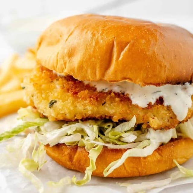 Double Fish Patty Sandwich.