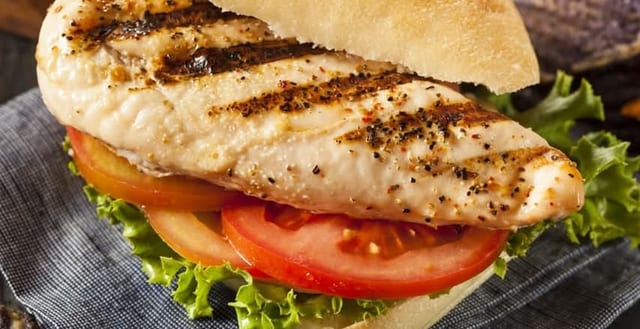 Cajun Grilled Chicken Breast Sandwich.